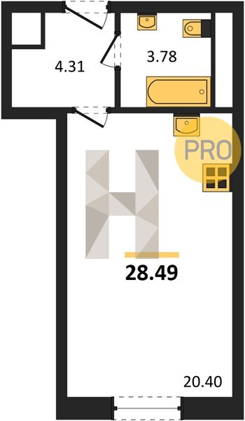 Планировка квартиры 29288