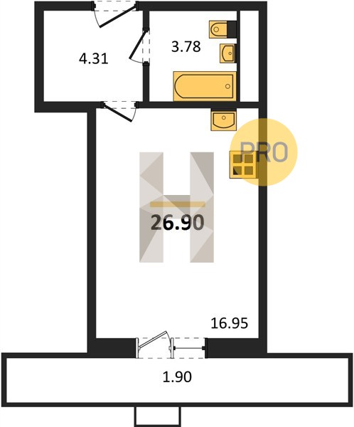 Планировка квартиры 29334