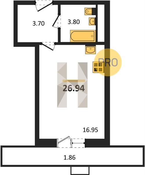 Планировка квартиры 29338
