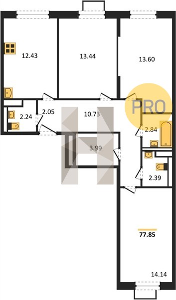 Планировка квартиры 2939