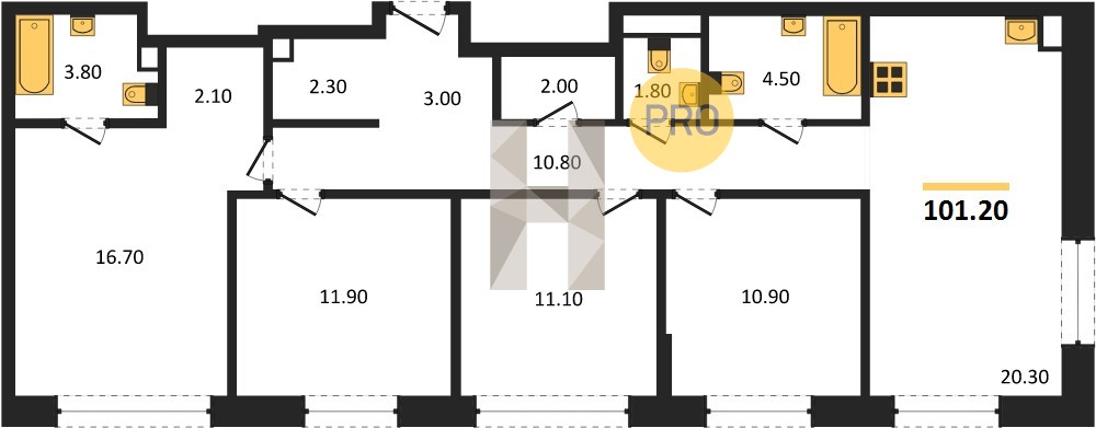 Планировка квартиры 29405