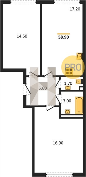 Планировка квартиры 2951