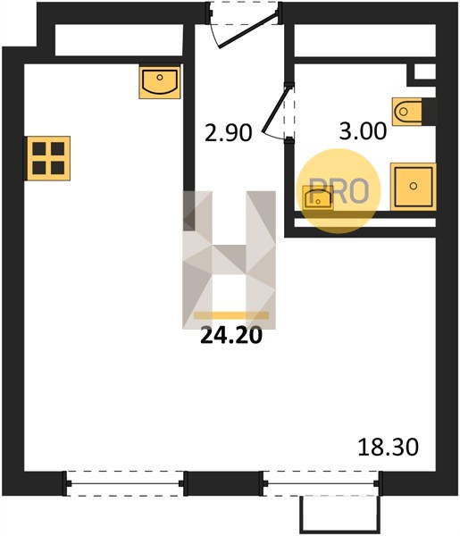 Планировка квартиры 2970