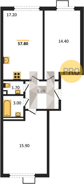 Планировка квартиры 2973