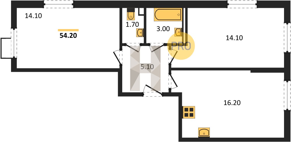 Планировка квартиры 2995
