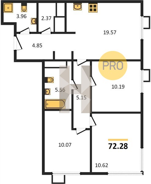 Планировка квартиры 3066