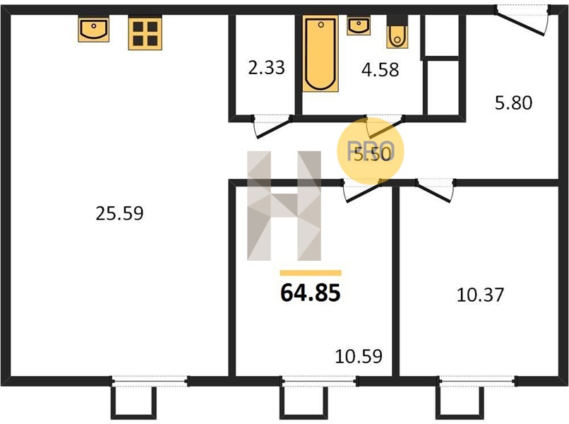 Планировка квартиры 3130