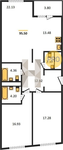 Планировка квартиры 316