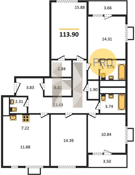 Планировка квартиры 3236