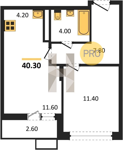 Планировка квартиры 3250