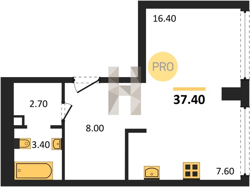 Планировка квартиры 3260