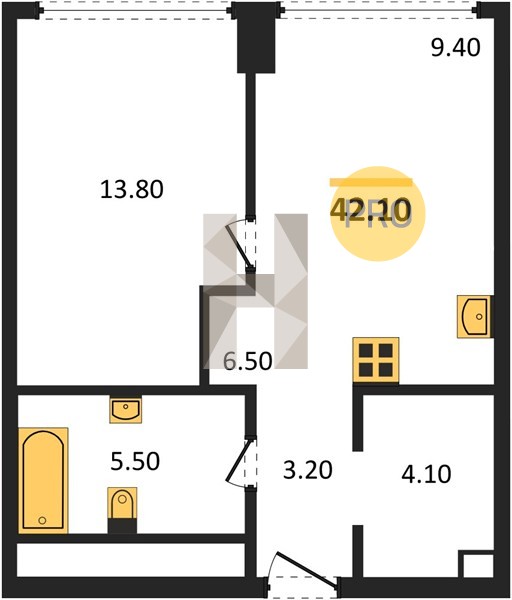 Планировка квартиры 3285