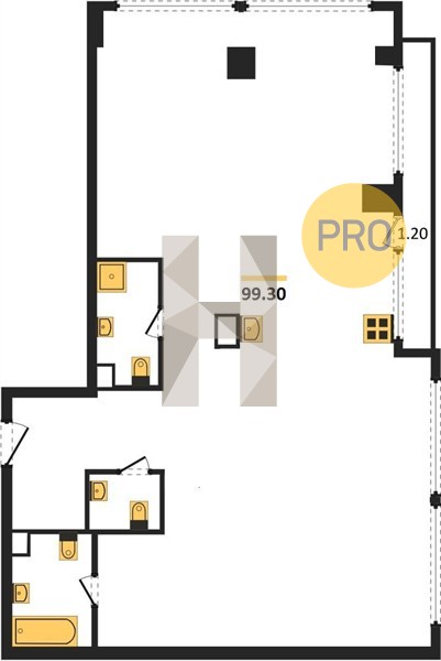 Планировка квартиры 3326