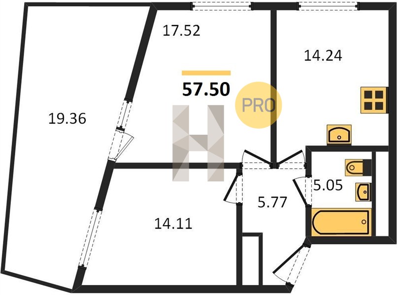 Планировка квартиры 333