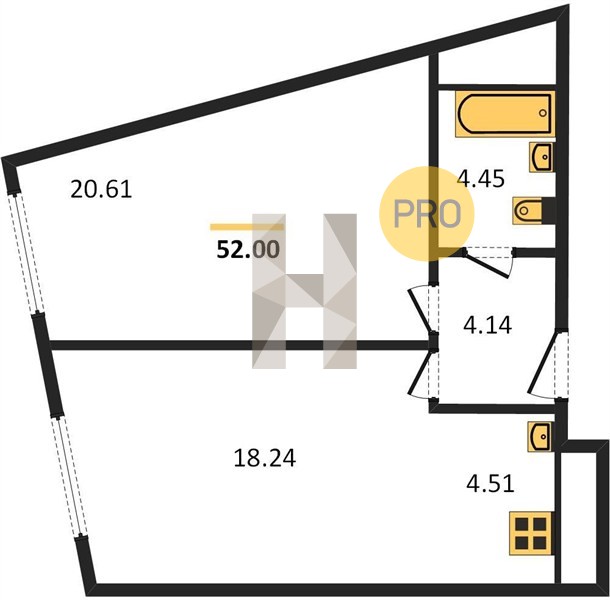 Планировка квартиры 335