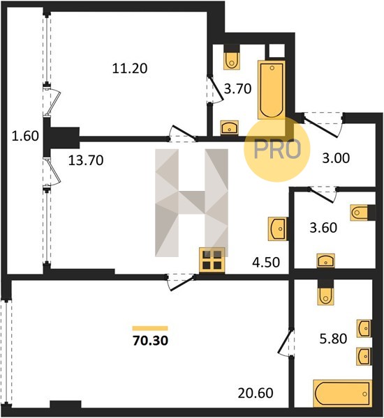 Планировка квартиры 3362
