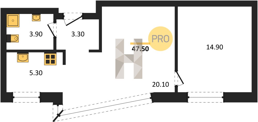 Планировка квартиры 337