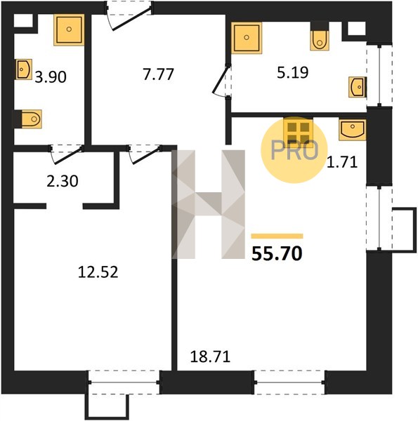 Планировка квартиры 3371