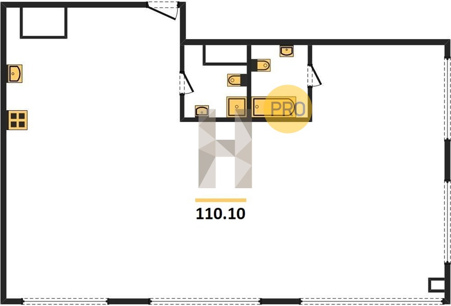 Планировка квартиры 3400