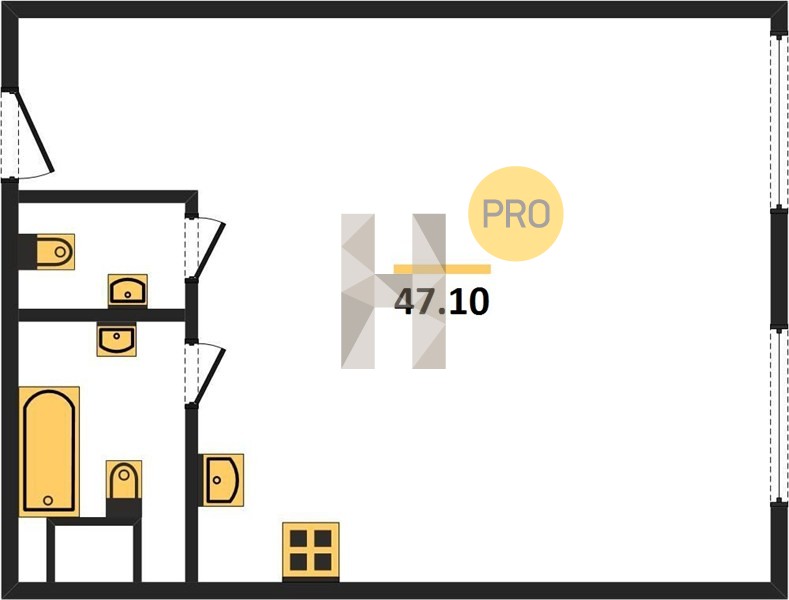 Планировка квартиры 3504