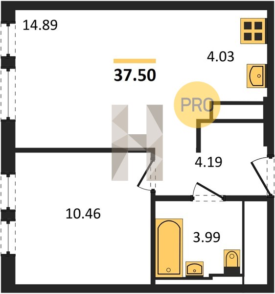 Планировка квартиры 3837