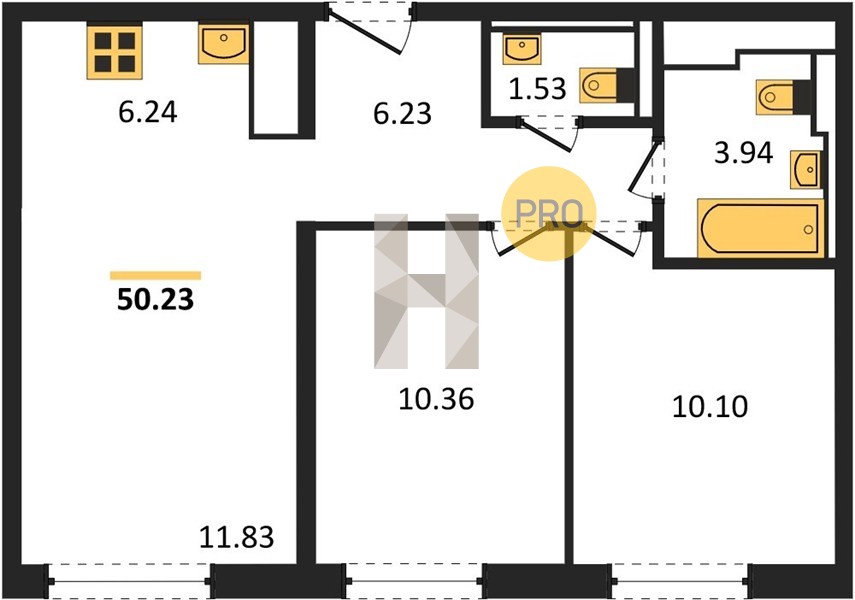Планировка квартиры 3846