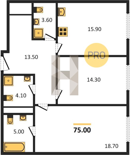 Планировка квартиры 3880