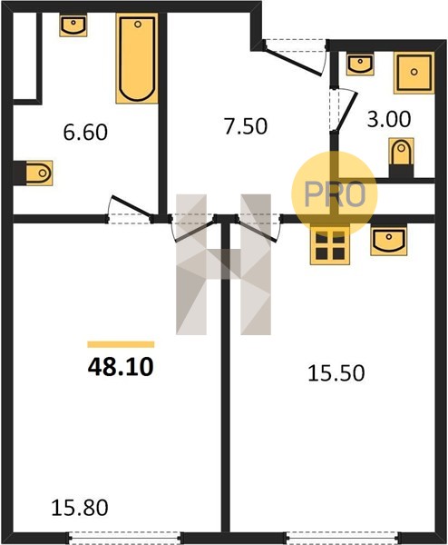 Планировка квартиры 3886