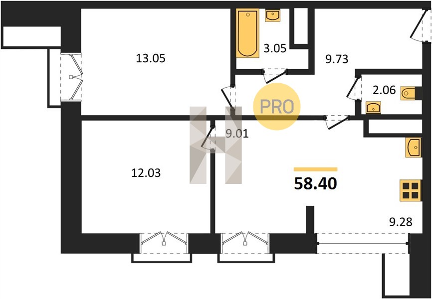 Планировка квартиры 3894