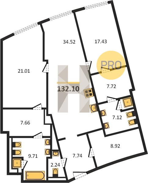 Планировка квартиры 4002