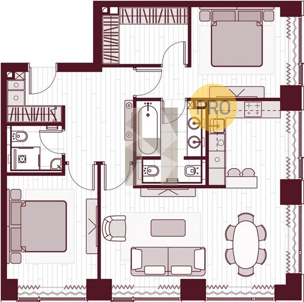 Планировка квартиры 4020