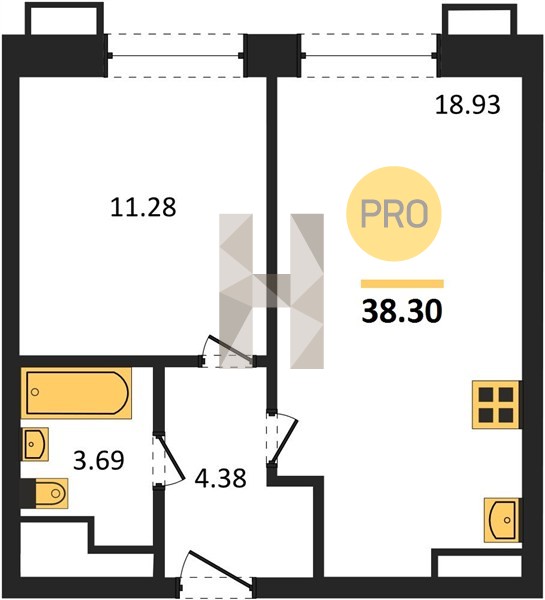 Планировка квартиры 4034
