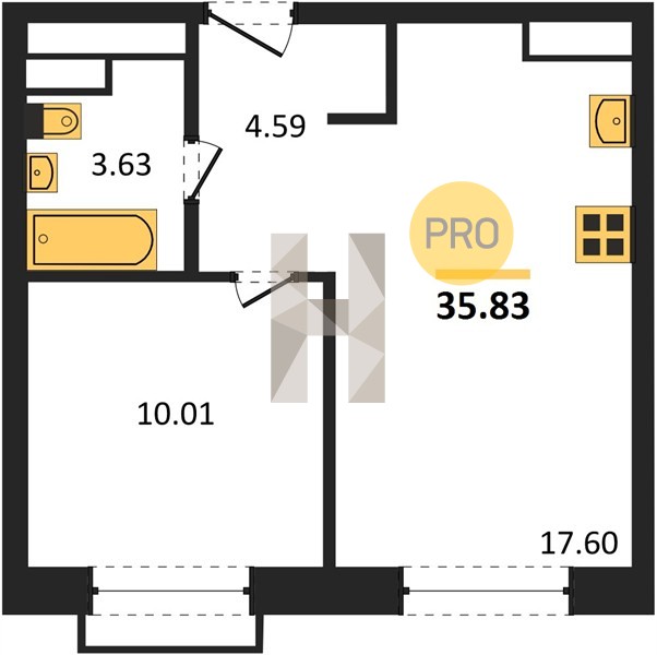 Планировка квартиры 4043