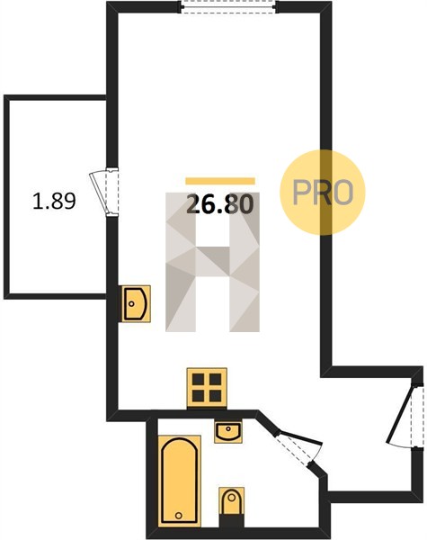 Планировка квартиры 4345