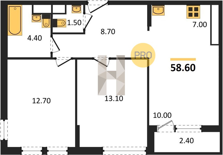 Планировка квартиры 4449
