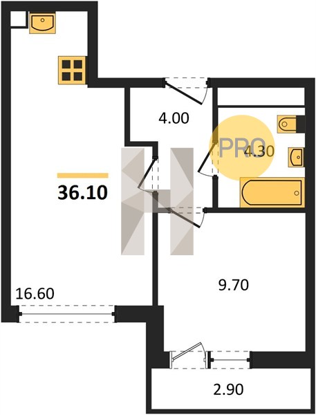 Планировка квартиры 4468