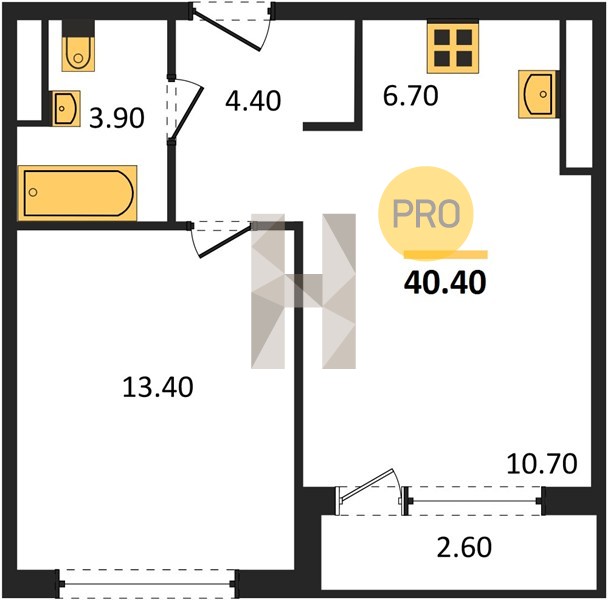 Планировка квартиры 4498