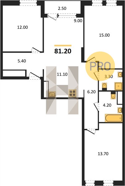 Планировка квартиры 4507