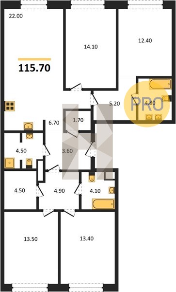Планировка квартиры 4728