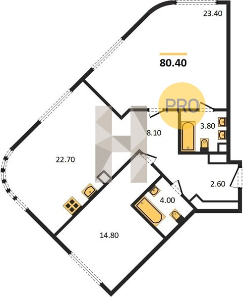 Планировка квартиры 4730