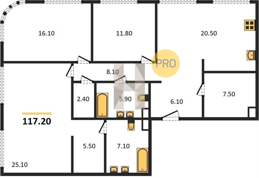 Планировка квартиры 4742