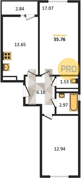 Планировка квартиры 480