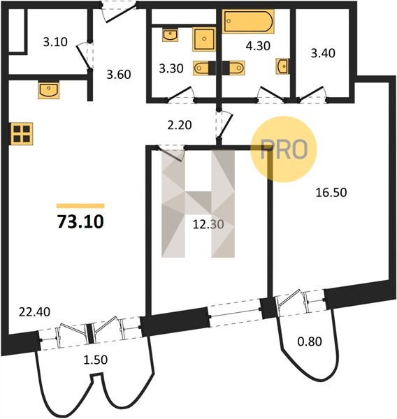 Планировка квартиры 4809