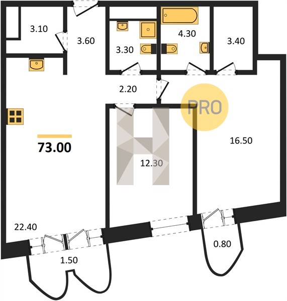 Планировка квартиры 4813