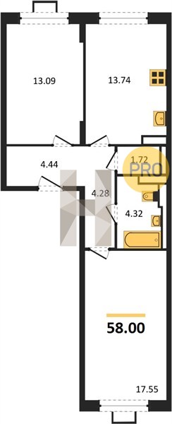 Планировка квартиры 4855