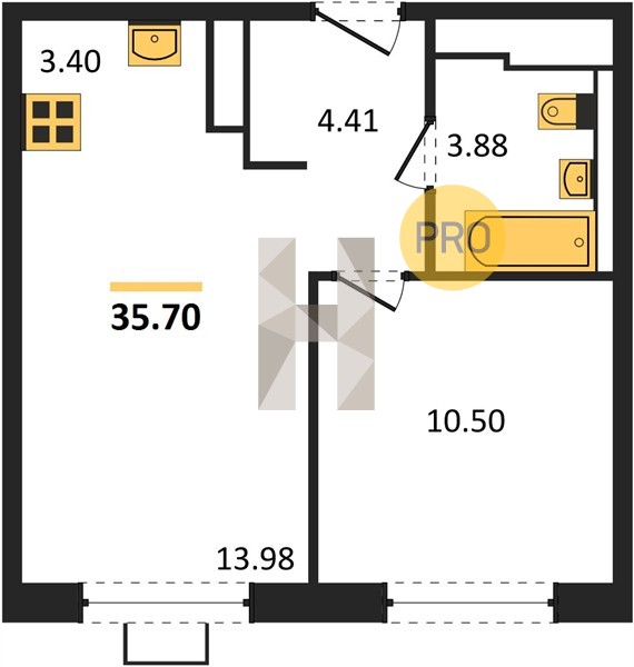 Планировка квартиры 4870