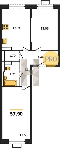 Планировка квартиры 4902