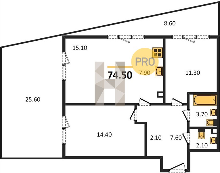 Планировка квартиры 5129