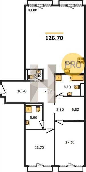 Планировка квартиры 5351