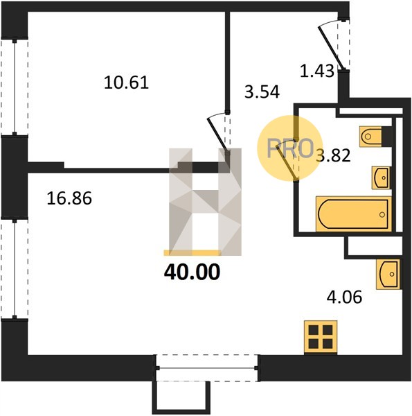 Планировка квартиры 5505